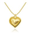 Heart Shaped Silver Necklaces SPE-5065